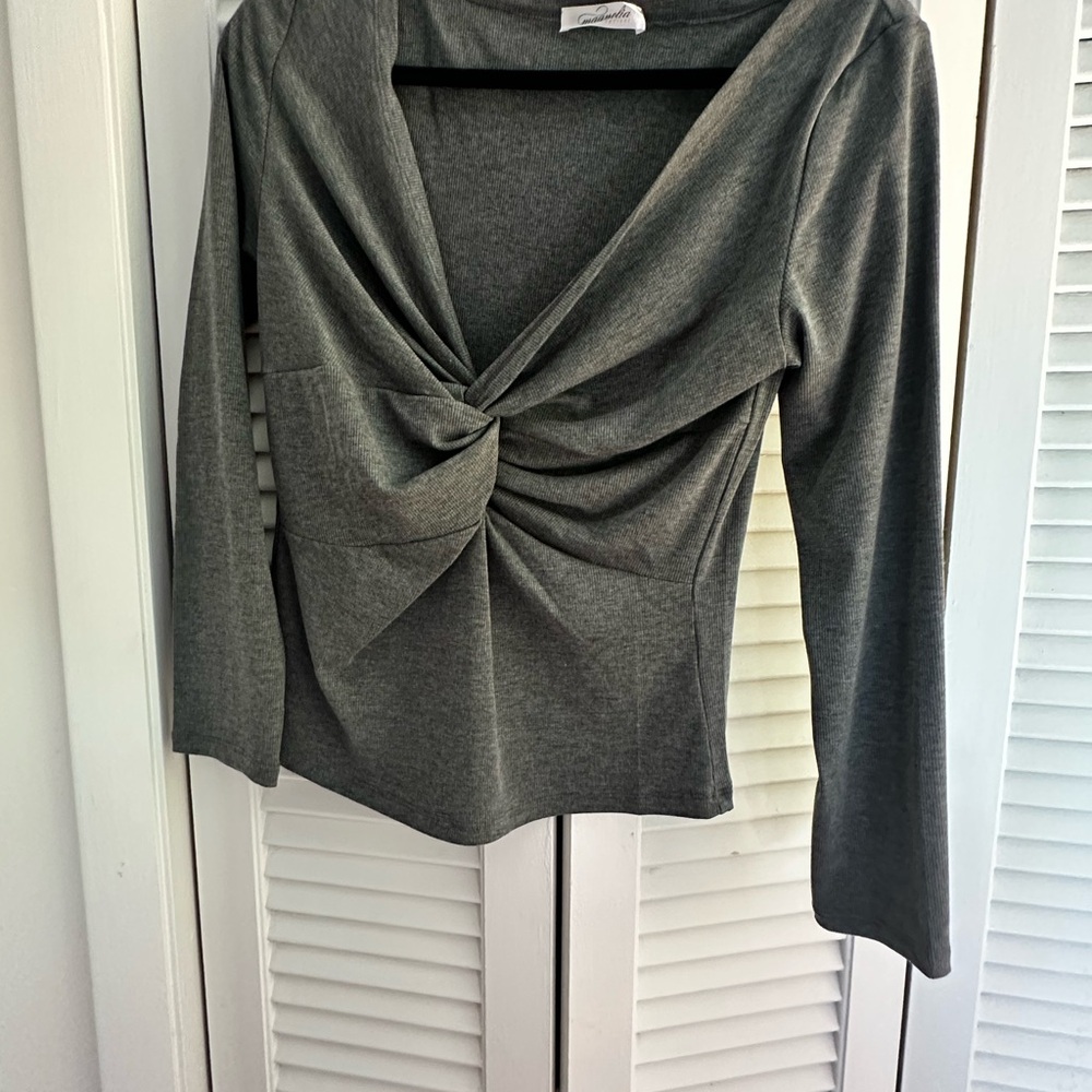 Twist Front Blouse
